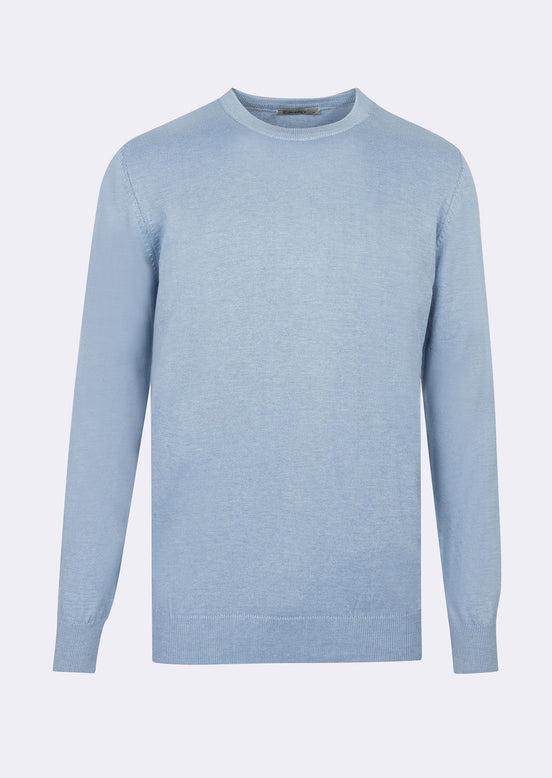 Melange Blue Knitwear