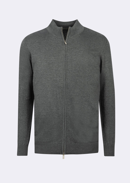 Dark Grey Melange Knitwear