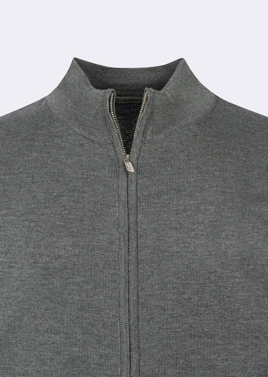Dark Grey Melange Knitwear
