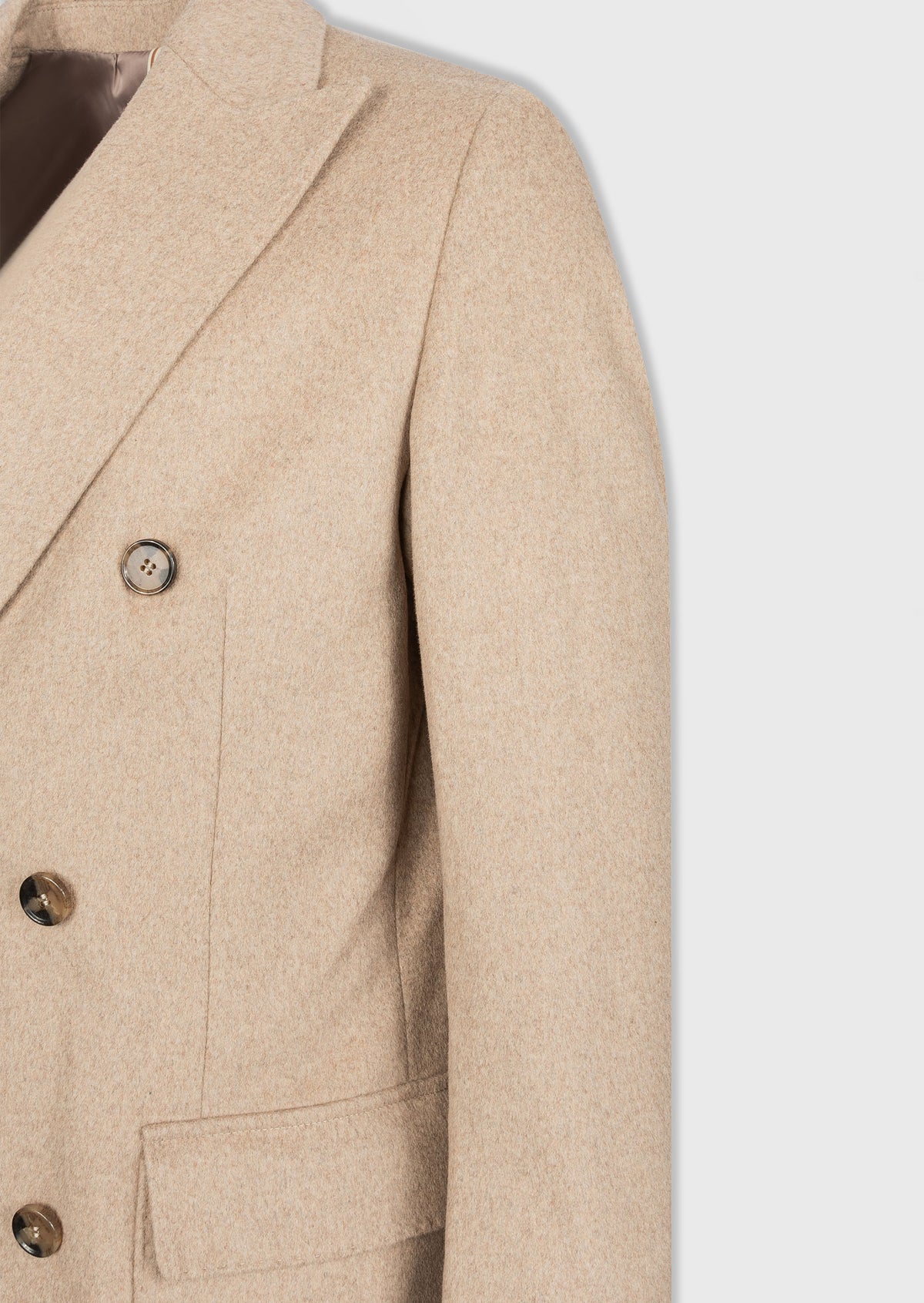 Beige Wool Coat