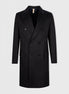 Navy Wool Coat