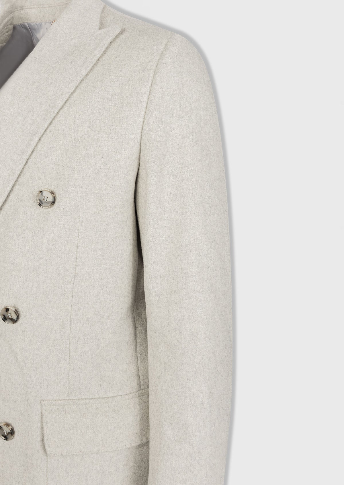 Light Grey Wool Coat