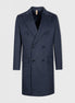 Light Navy Wool Coat