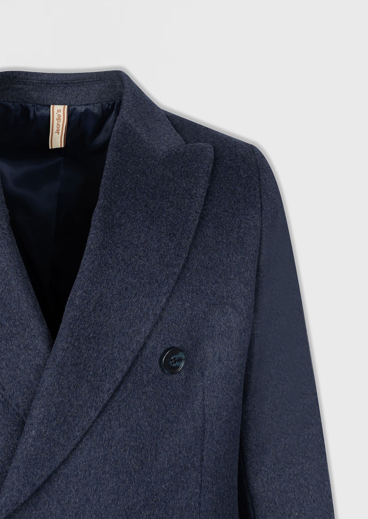 Light Navy Wool Coat