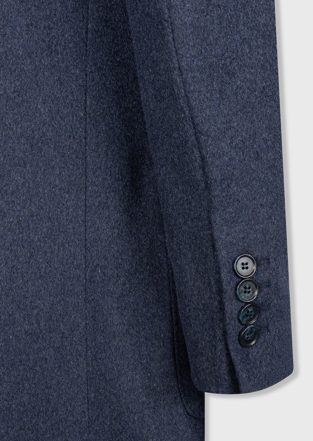 Light Navy Wool Coat