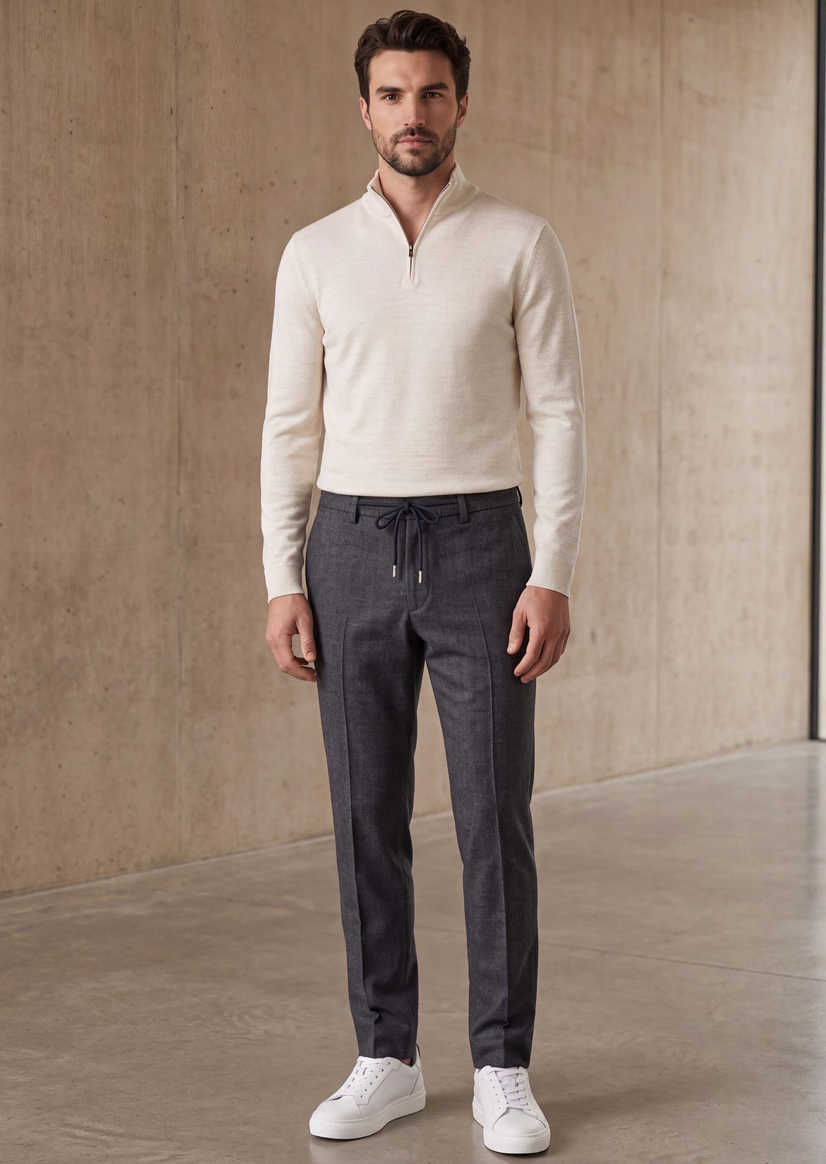 Navy Chino & Casual Pant