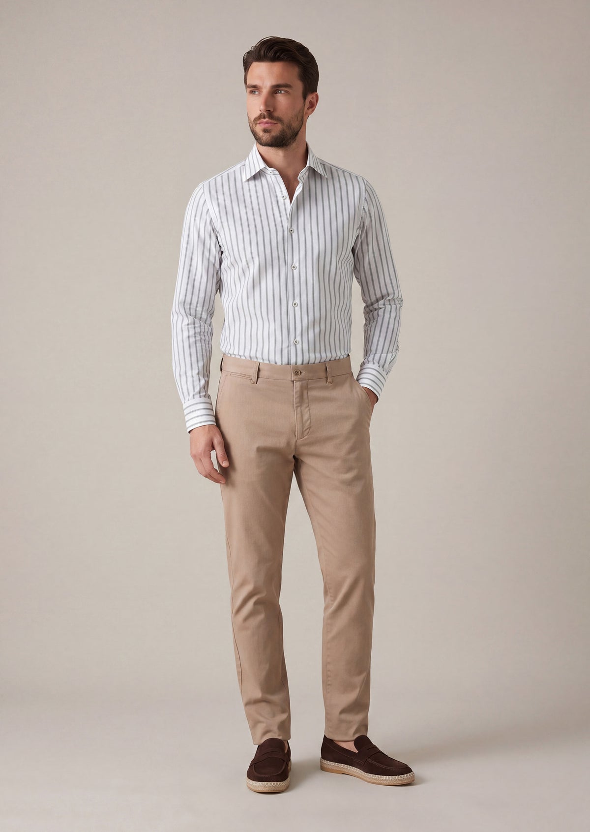 Beige Chino & Casual Pant