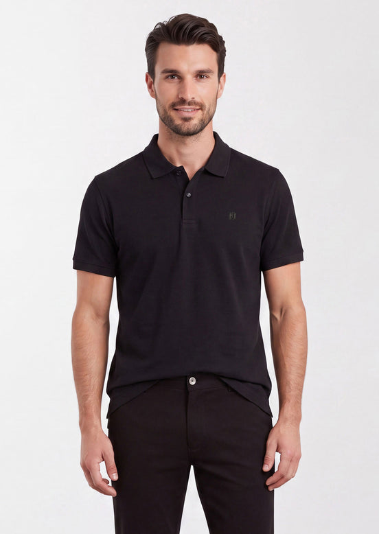 Black Polo T-Shirt