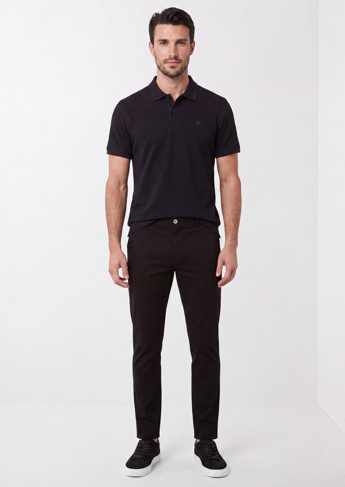 Black Polo T-Shirt