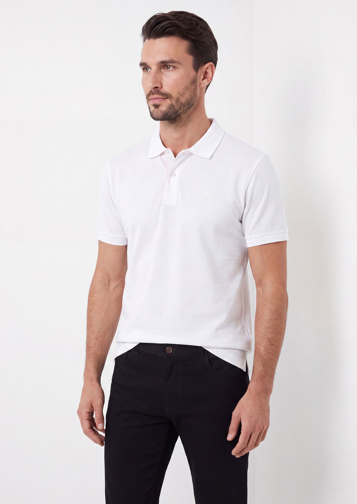 White Polo T-Shirt