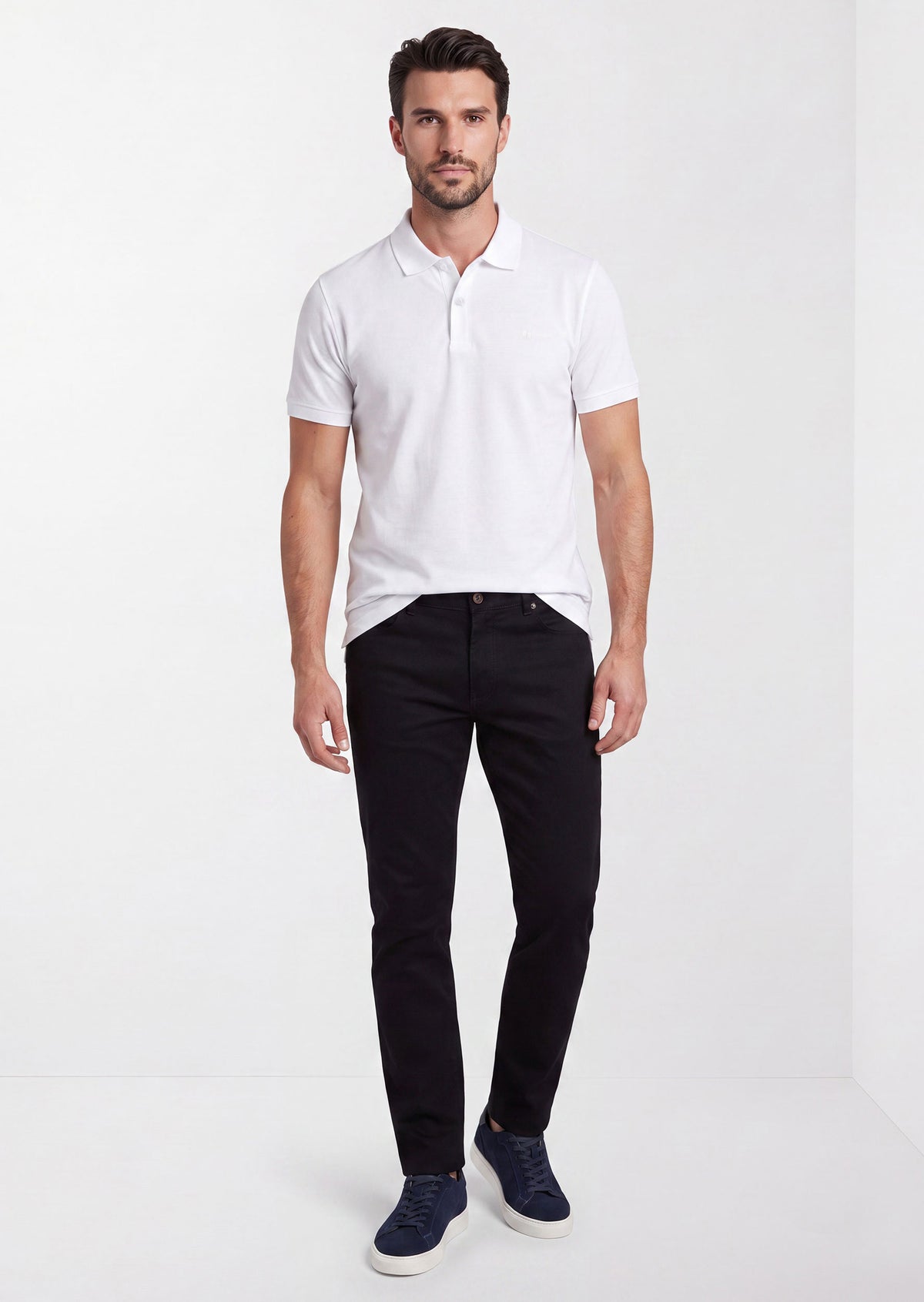 White Polo T-Shirt