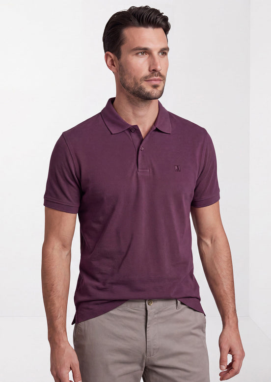 Dark Purple Polo T-Shirt