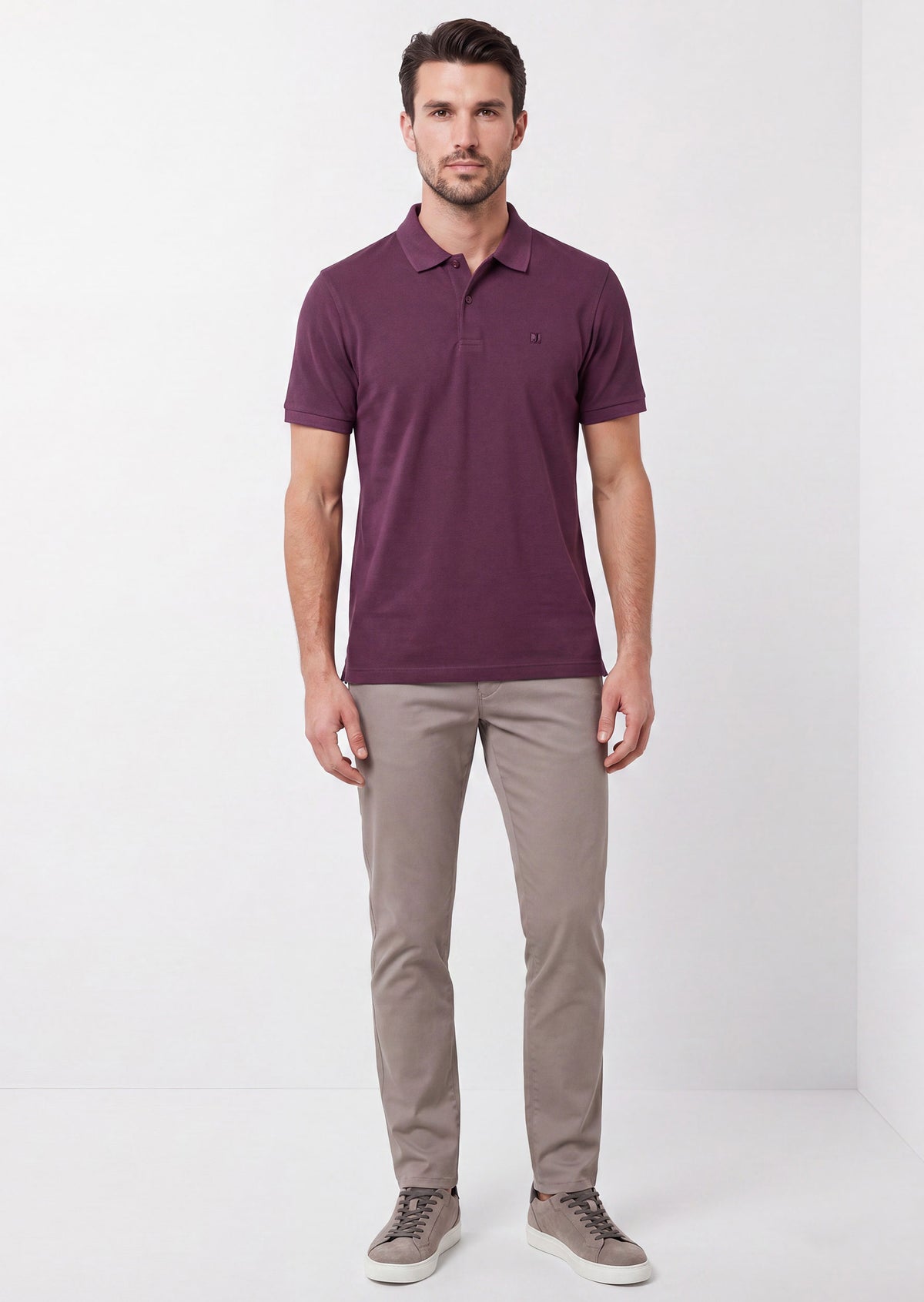 Dark Purple Polo T-Shirt
