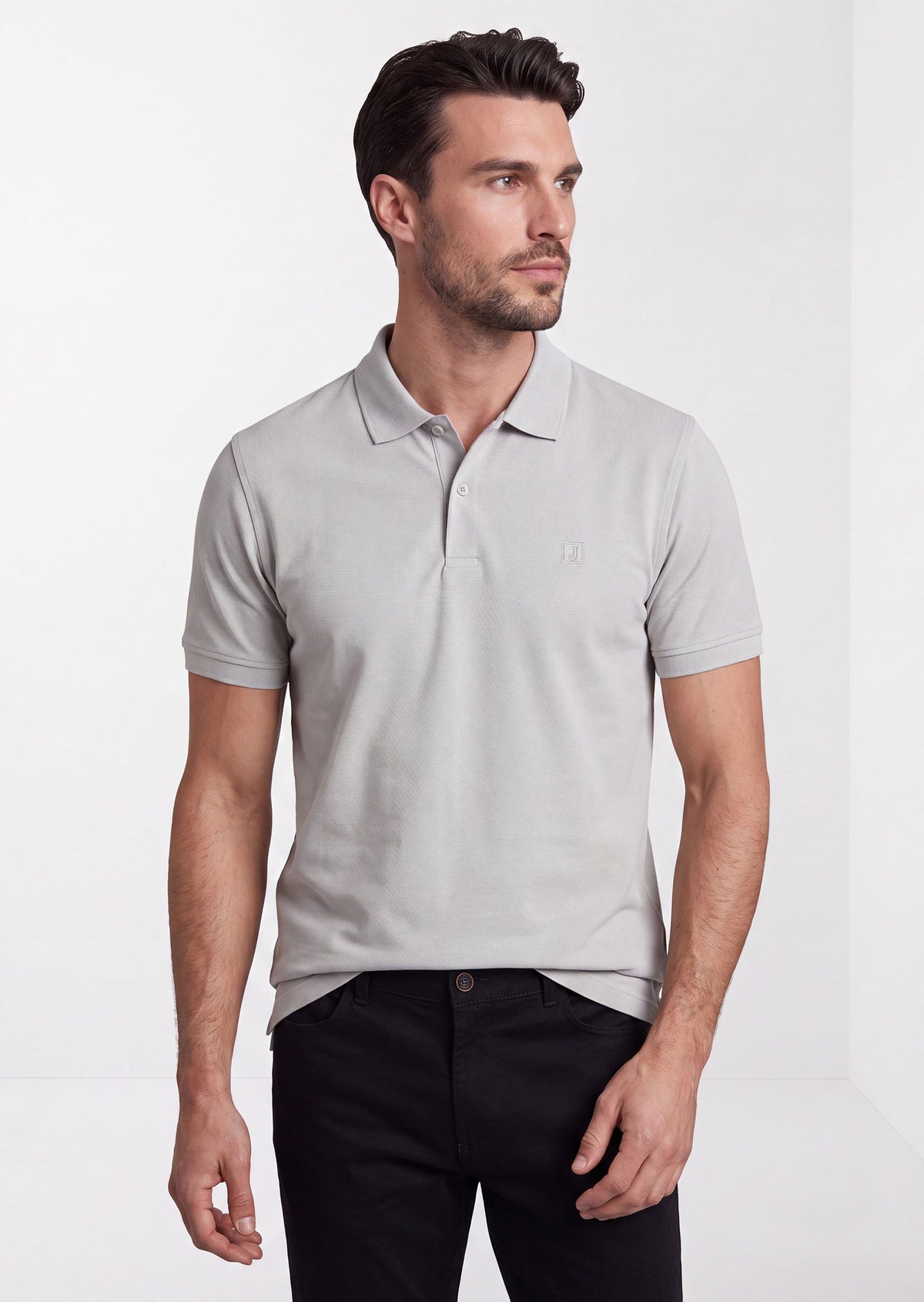 Ice Grey Polo T-Shirt