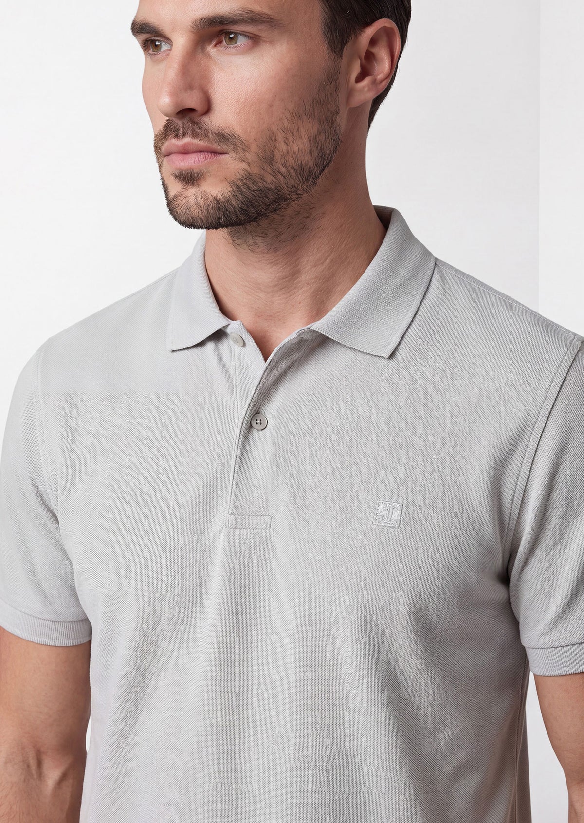 Ice Grey Polo T-Shirt