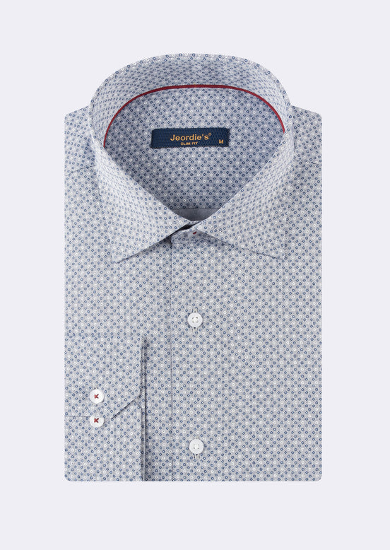 Grey - Navy Long Sleeve Shirt