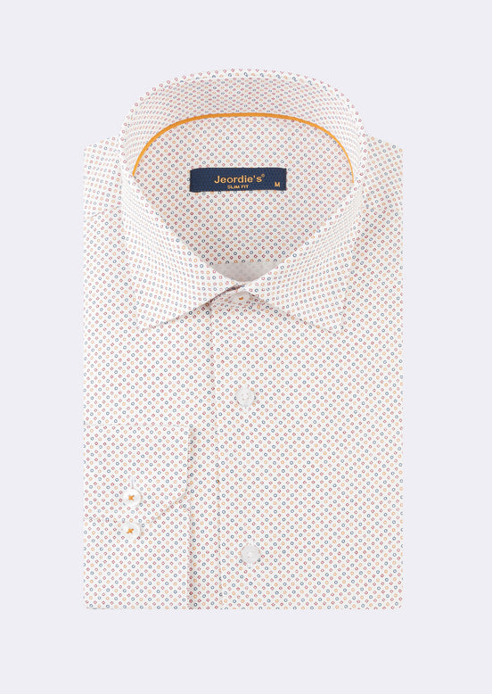 White - Yellow Long Sleeve Shirt