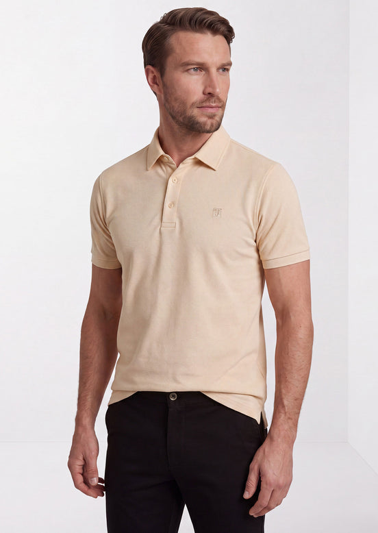 Beige Polo T-Shirt