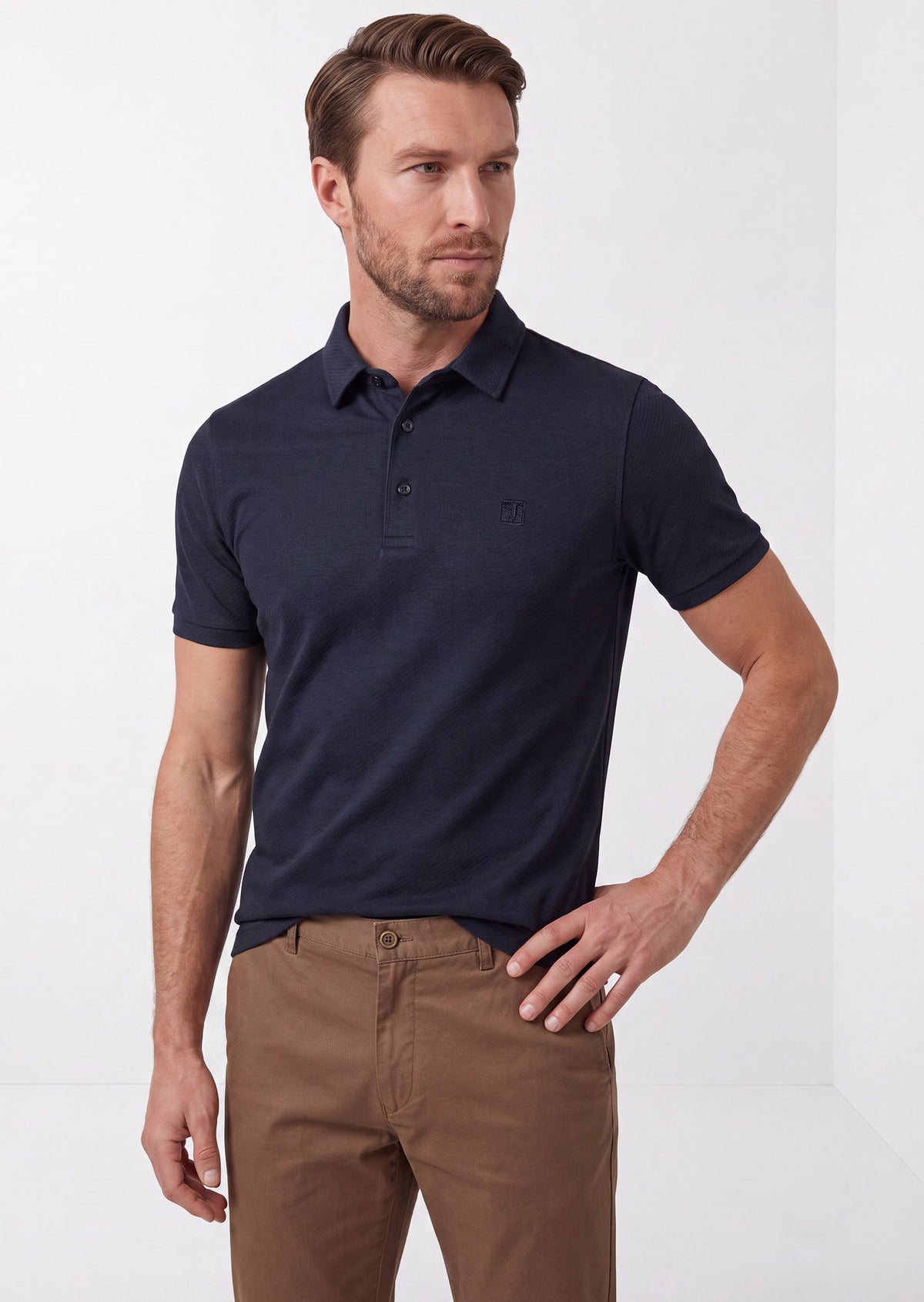 Navy Polo T-Shirt