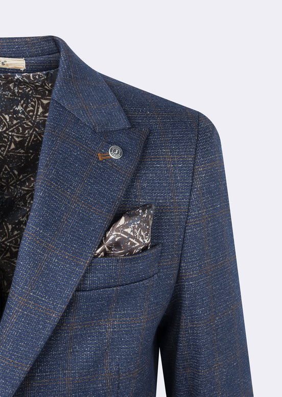 Navy - Tan Blazer