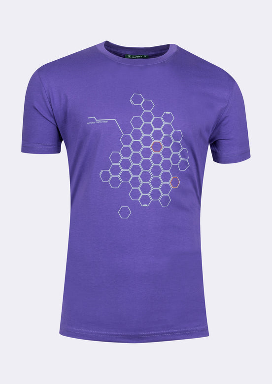 Purple Crew Neck T-shirt