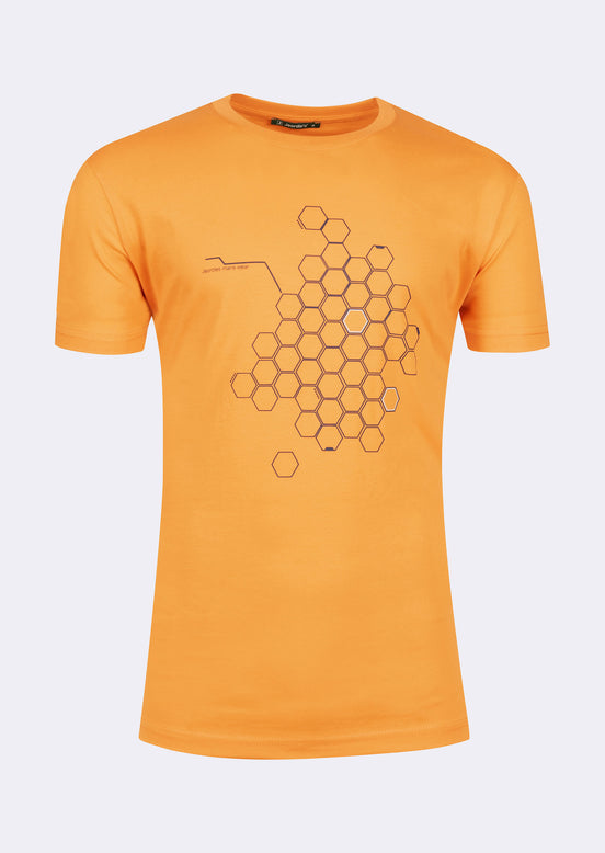 Orange Crew Neck T-shirt