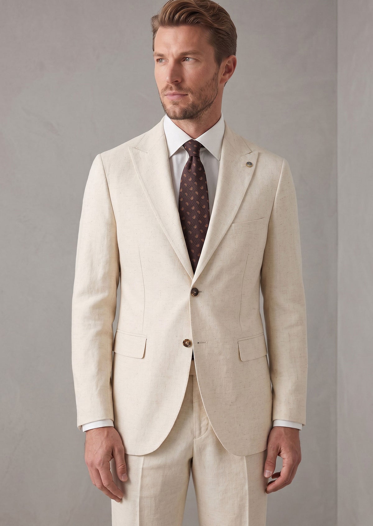Beige Suit