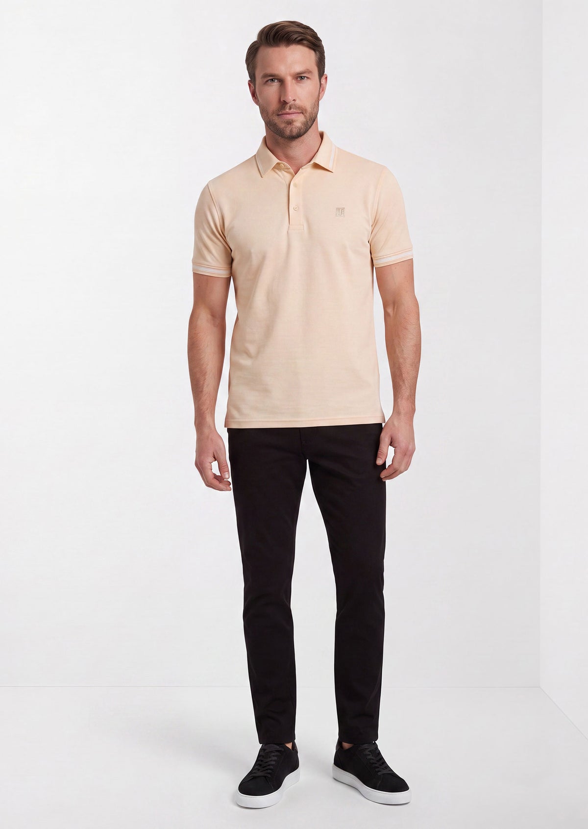 Beige Polo T-Shirt