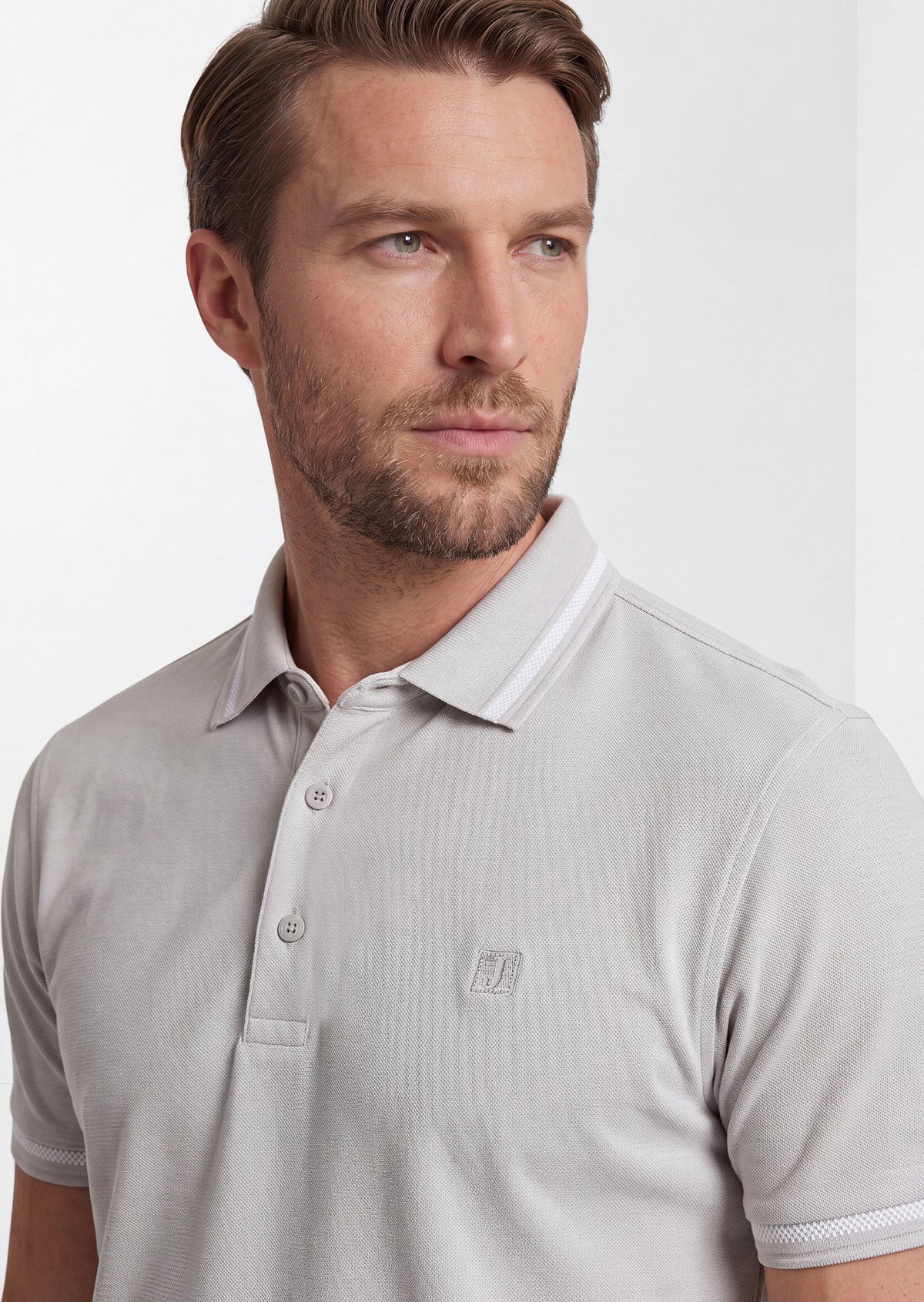 Grey Polo T-Shirt