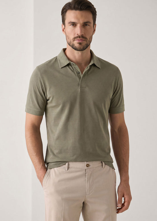 Khaki Polo T-Shirt