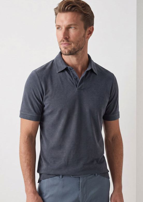 Navy Polo T-Shirt