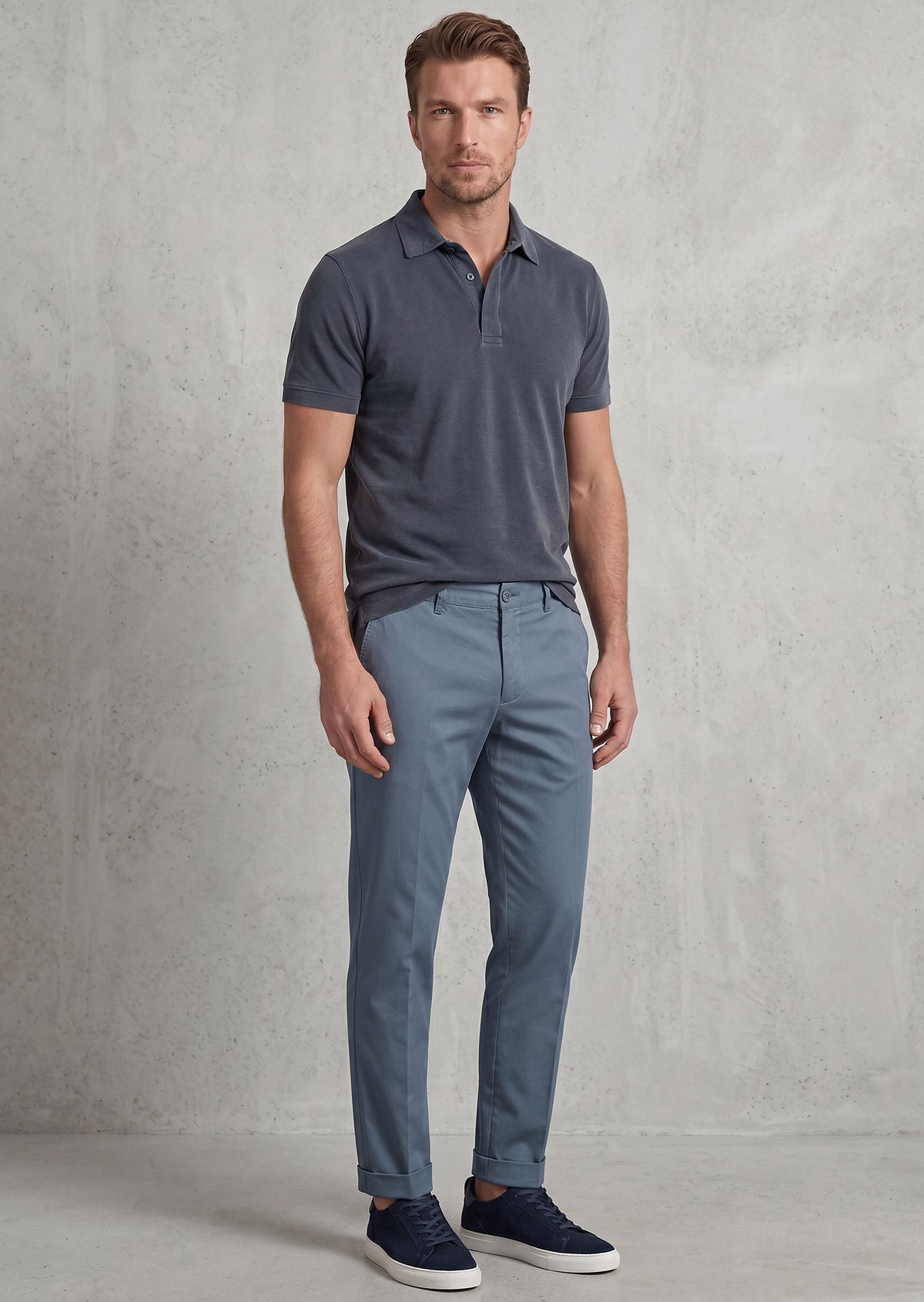 Navy Polo T-Shirt
