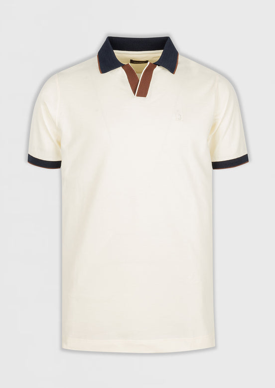 Cream Polo T-Shirt