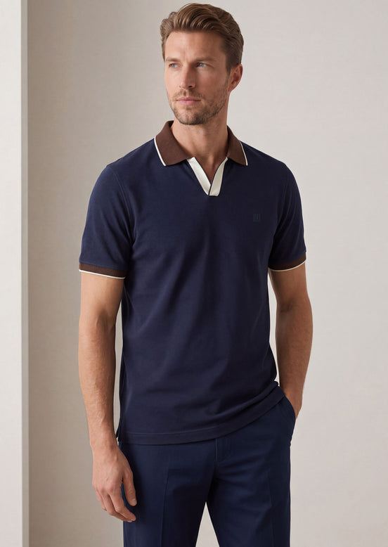 Navy Polo T-Shirt