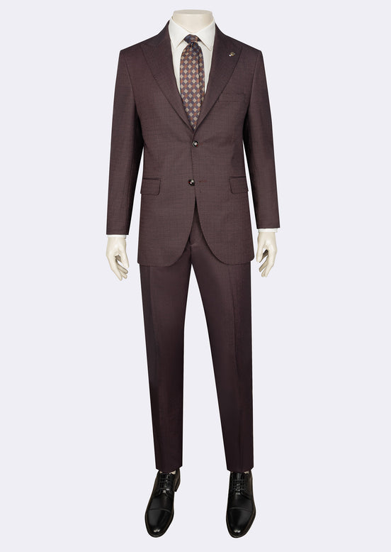 Dark Burgundy Suit