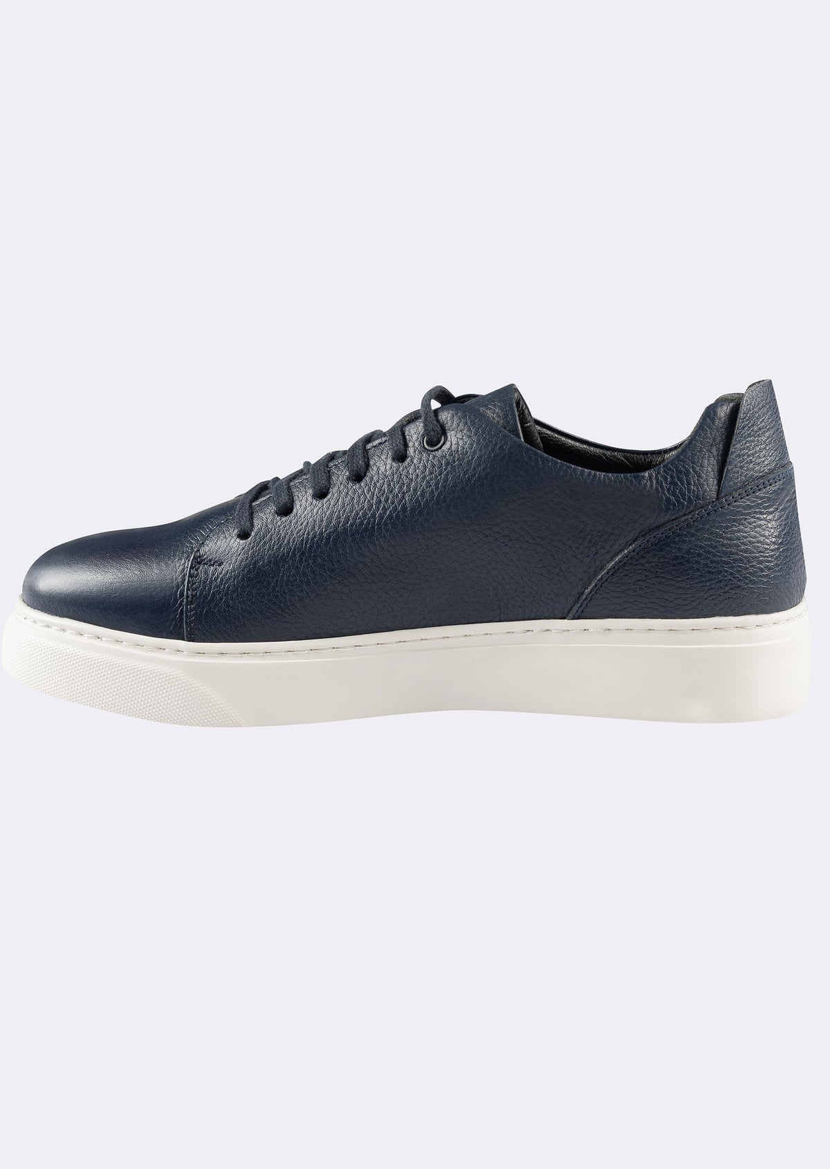 White - Navy Trainers