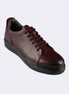Black - Burgundy Trainers