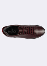 Black - Burgundy Trainers