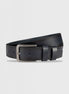 Navy Leather Belt