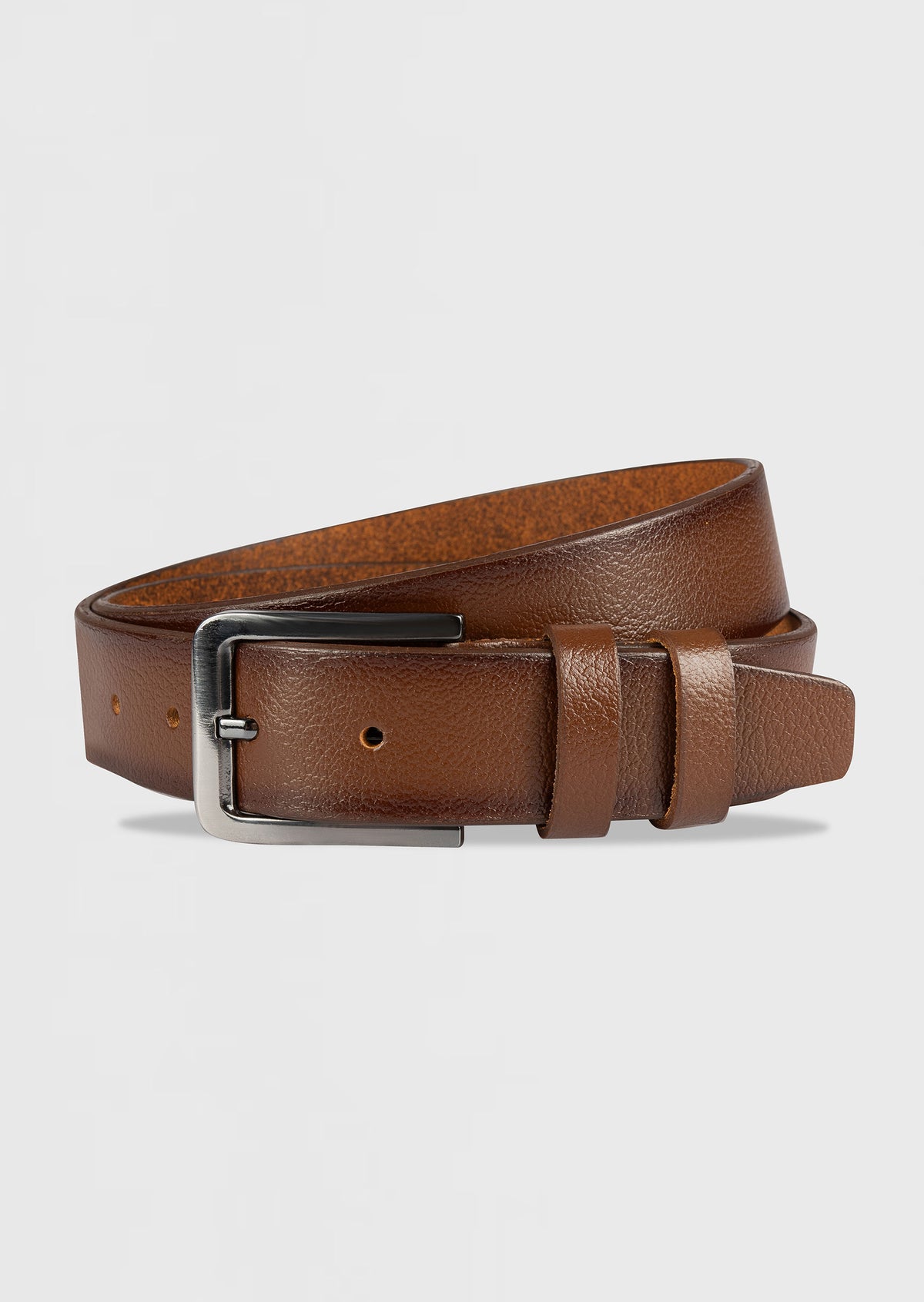 Medium Brown Leather Belt