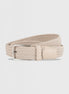 Beige Leather Belt