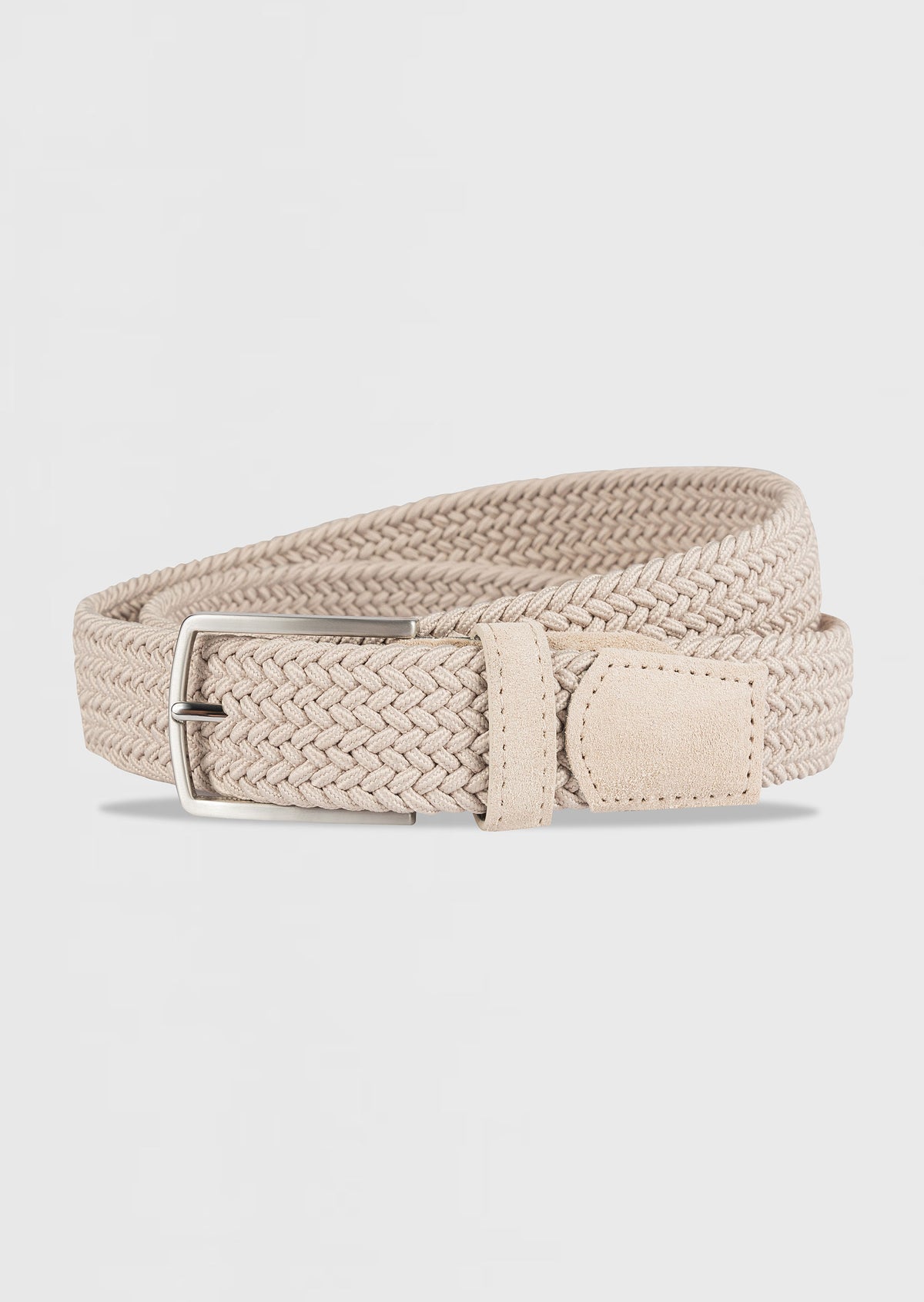 Beige Leather Belt