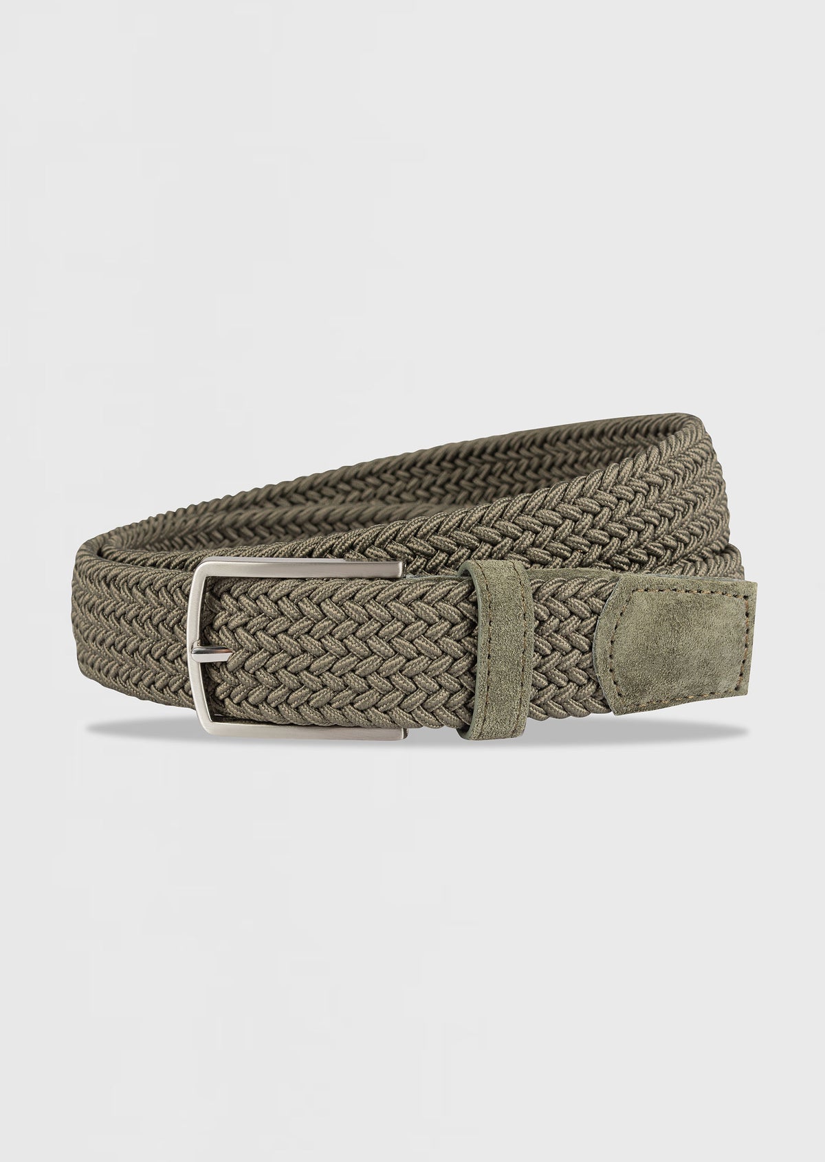 Khaki Leather Belt