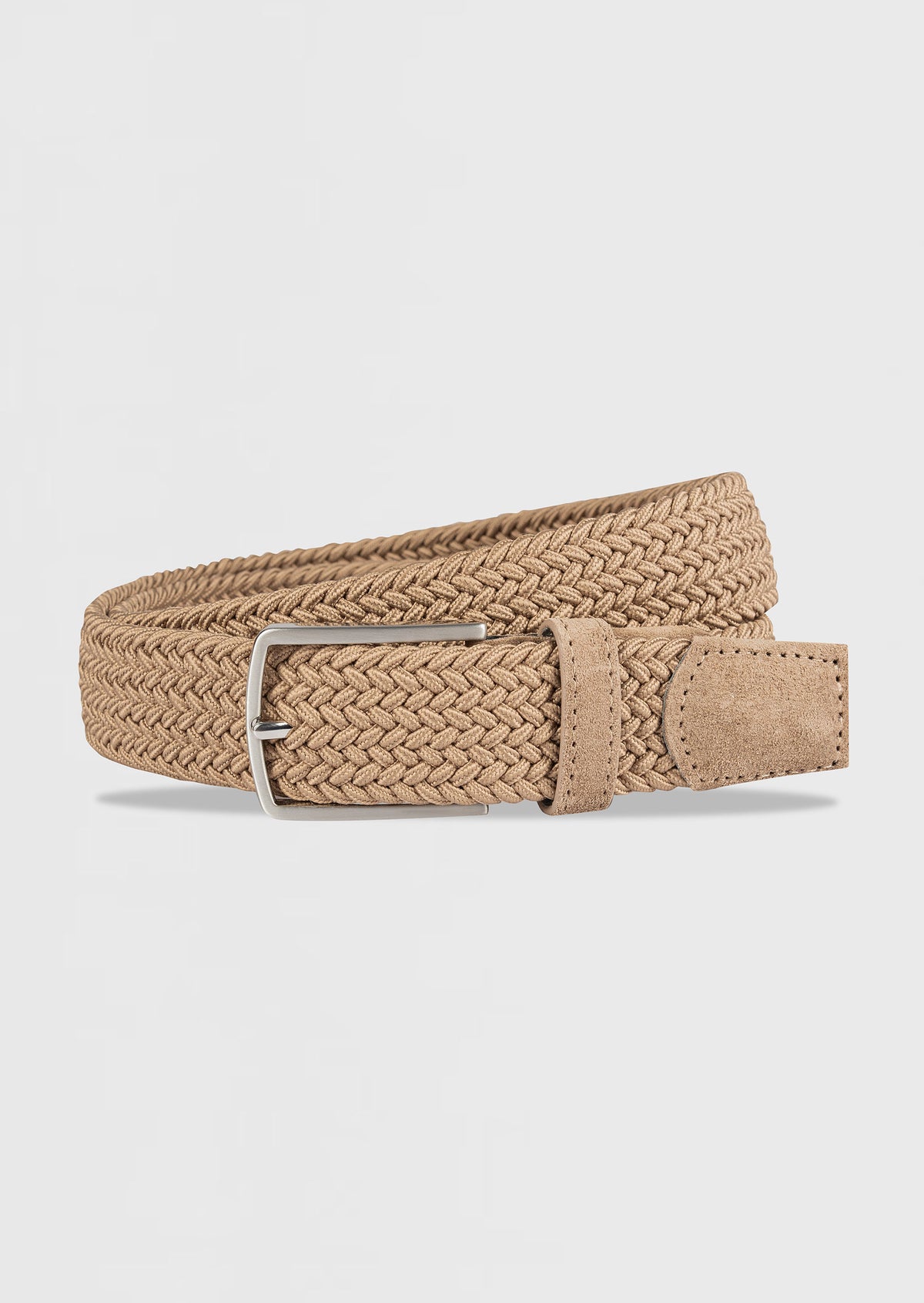 Taupe Leather Belt
