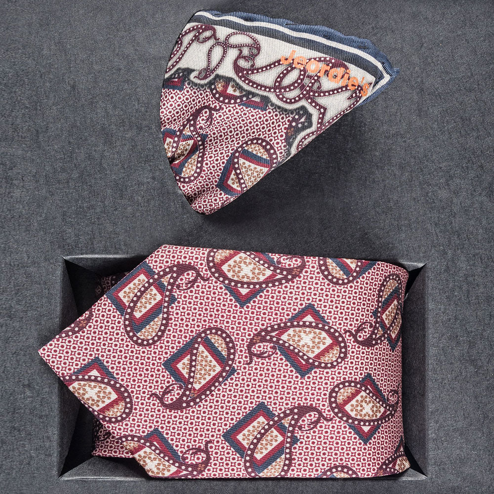 Color Tie & Pocket Square Set