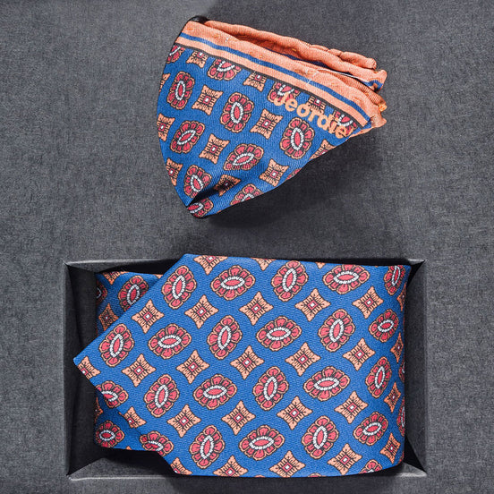 Color Tie & Pocket Square Set