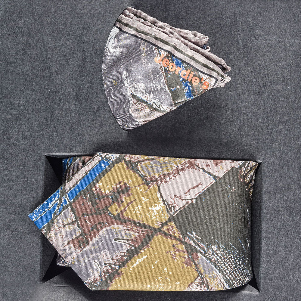 Color Tie & Pocket Square Set