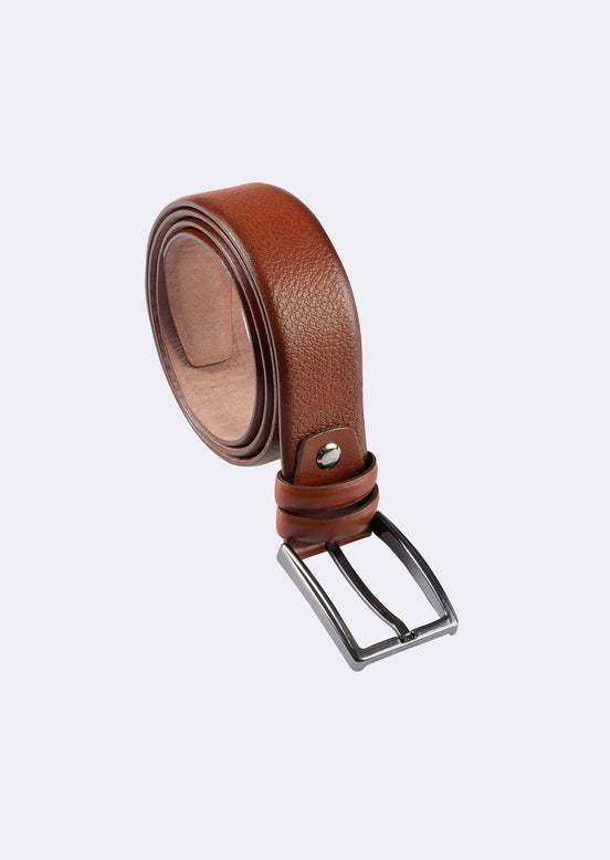 Medium Brown Leather Belt