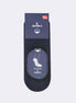 Navy Cotton Sock