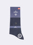 Navy Cotton Sock